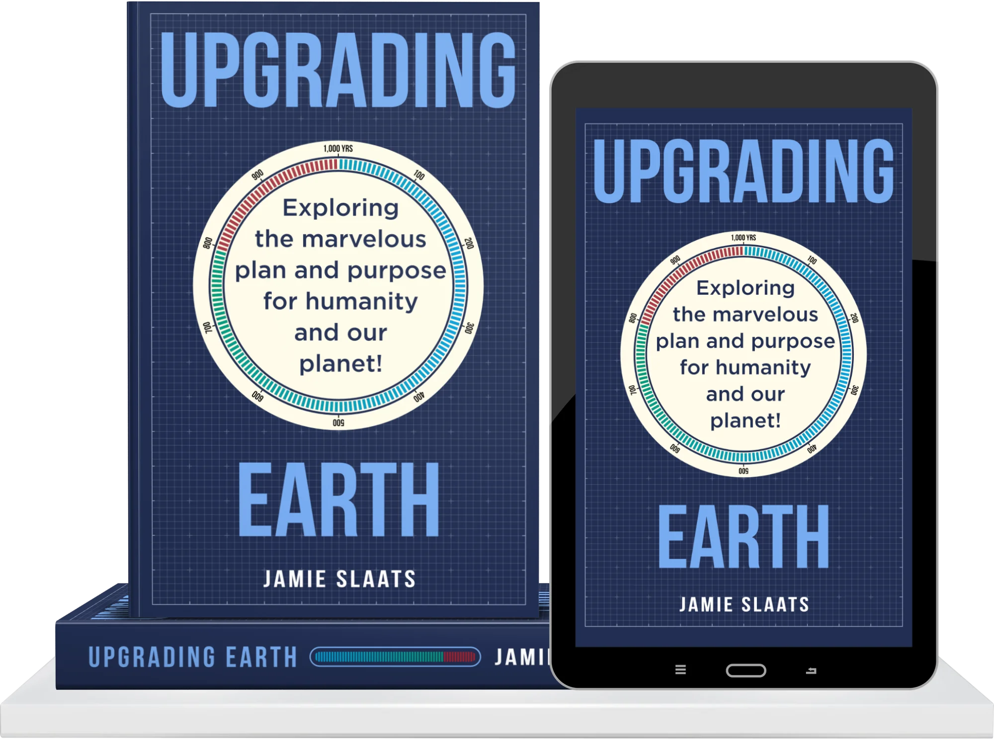 Upgrading Earth Cover Book Mockup